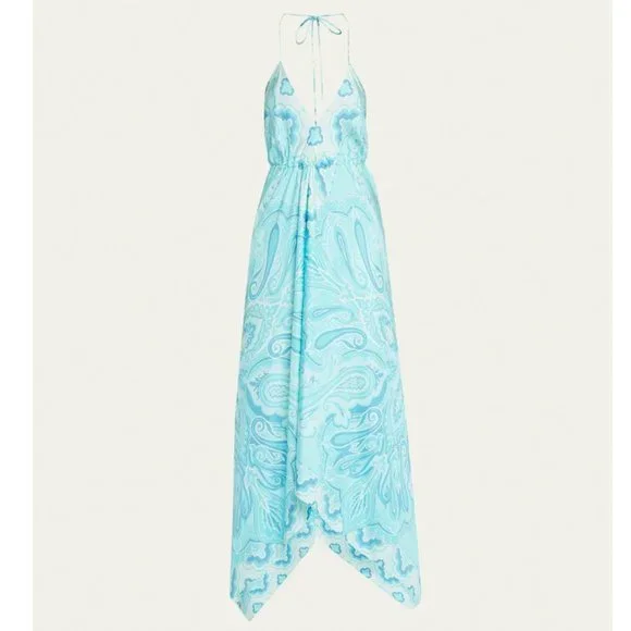 Etro | Dresses | Etro Blue Paisley Silk Halter Maxi Dress Size Us 6 It 4 Nwts | Poshmark Etro | Dresses | Etro Blue Paisley Silk Halter Maxi Dress Size Us 6 It 4 Nwts | Poshmark